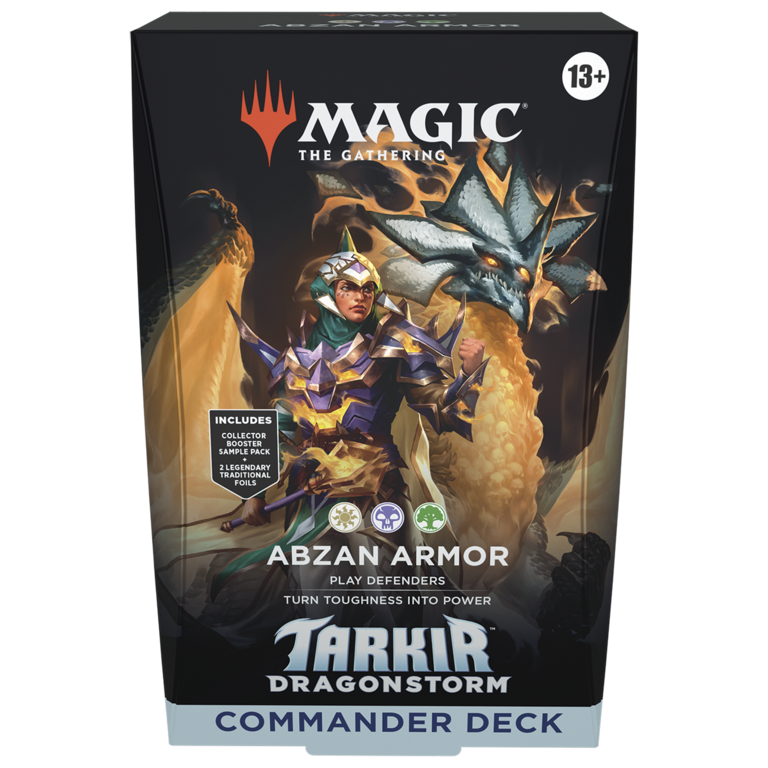 Magic the Gathering MTG Tarkir Dragonstorm - Commander Deck - Abzan Armor (Anglais)