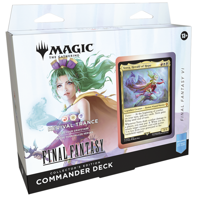 Magic the Gathering MTG Final Fantasy - Collector Commander Deck - Revival Trance (Anglais)
