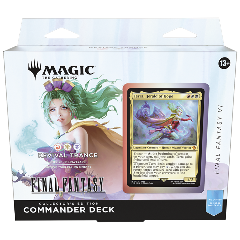 Magic the Gathering MTG Final Fantasy - Collector Commander Deck - Revival Trance (Anglais)