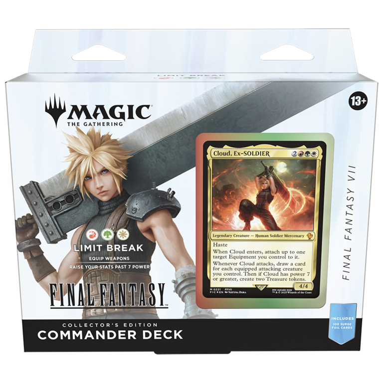 Magic the Gathering MTG Final Fantasy - Collector Commander Deck - Limit Break (English)