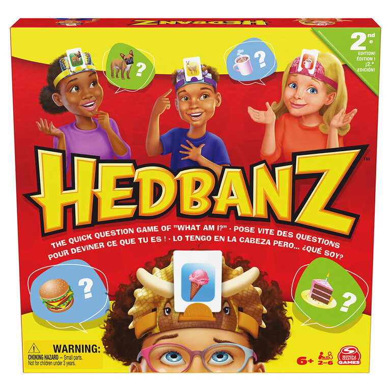 Spinmaster Hedbanz - 2ieme édition (Multilingue)