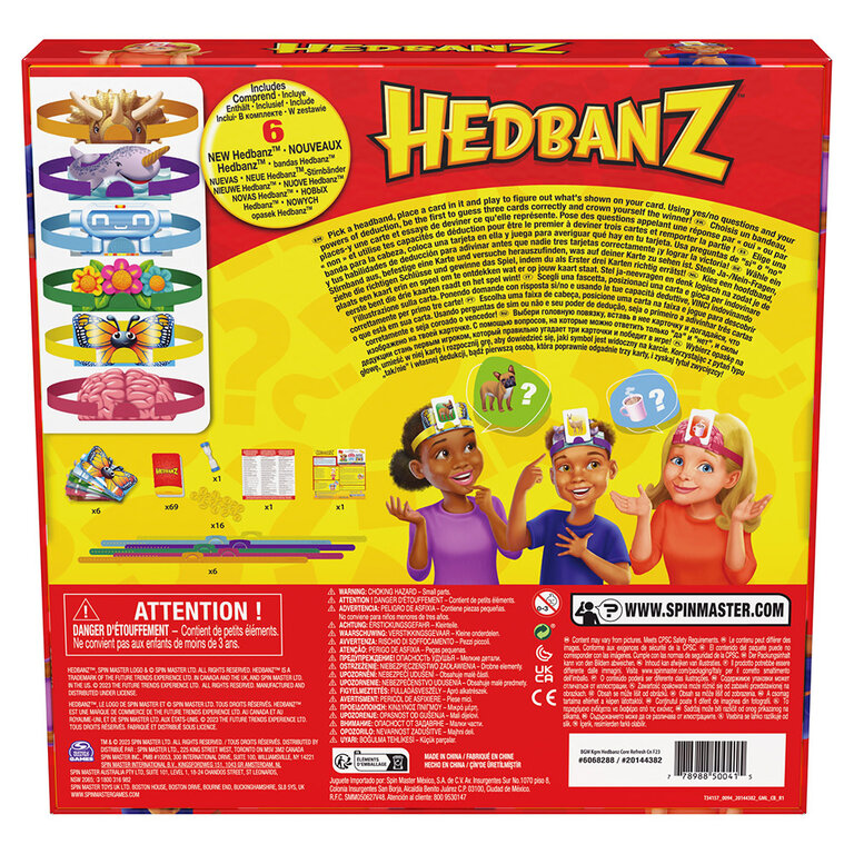 Spinmaster Hedbanz - 2ieme édition (Multilingue)