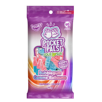 Pocket Pals - Bouteilles à la gomme balloune sures - 75g