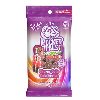 Pocket Pals - Bouteilles aux cerises sures - 75g Pocket Pals - Bouteilles aux cerises sures - 75g