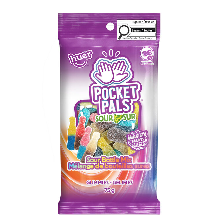Pocket Pals - Mélange de bouteilles sures - 75g