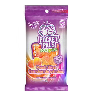 Pocket Pals - Tranches de pêches sures - 75g Pocket Pals - Tranches de pêches sures - 75g