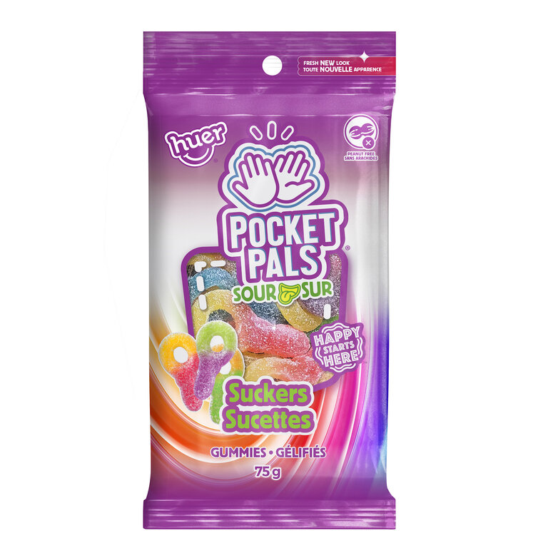Pocket Pals - Sucettes sures - 75g
