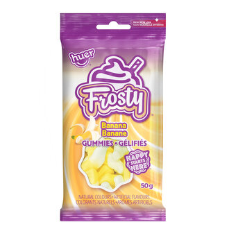 Frosty - Bananes gélifiées - 50g Frosty - Bananes gélifiées - 50g
