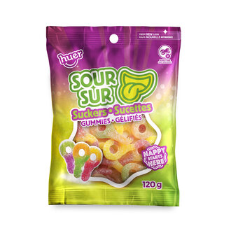 Sucettes sures - 120g Sucettes sures - 120g