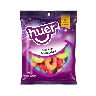 Anneaux néons - 100g Anneaux néons - 100g