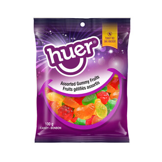 Fruits gélifiés assortis - 100g Fruits gélifiés assortis - 100g