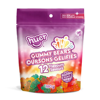 12 saveurs d'oursons - 180g 12 saveurs d'oursons - 180g