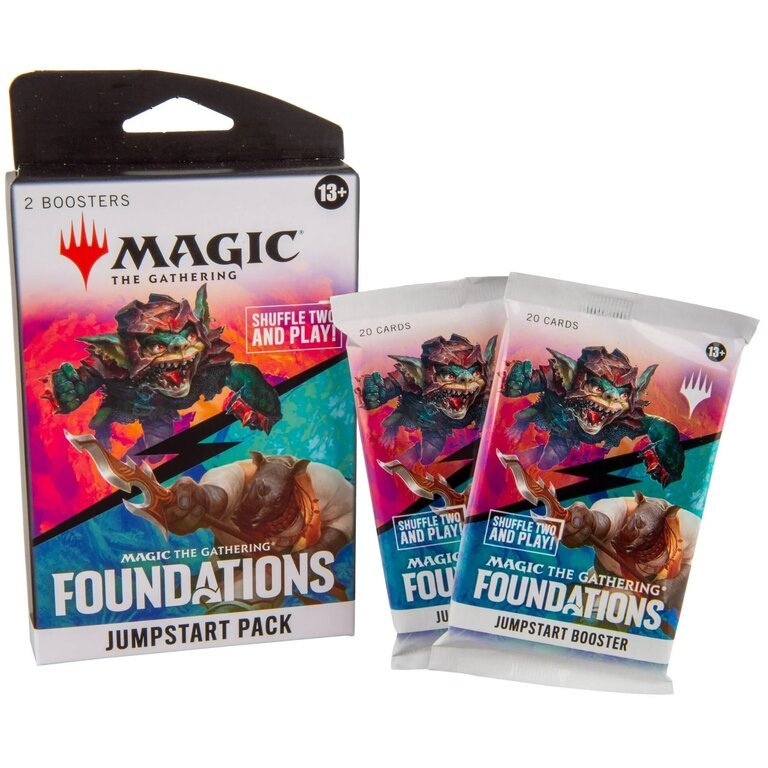 Magic the Gathering MTG Foundations - 2 Jumpstart Boosters Pack (English)