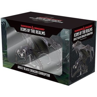 Dungeons & Dragons D&D - Icons Of The Realms -  Adult Black Dragon Corruptor Dungeons & Dragons D&D - Icons Of The Realms -  Adult Black Dragon Corruptor