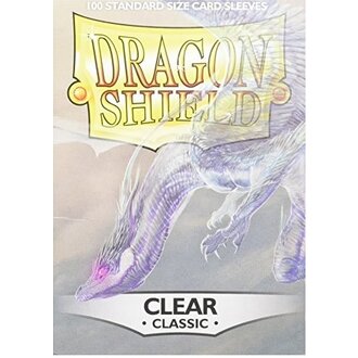 Dragon Shield (Dragon Shield) Clear Classic - 100 Unités - 63mm x 88mm Dragon Shield (Dragon Shield) Clear Classic - 100 Unités - 63mm x 88mm