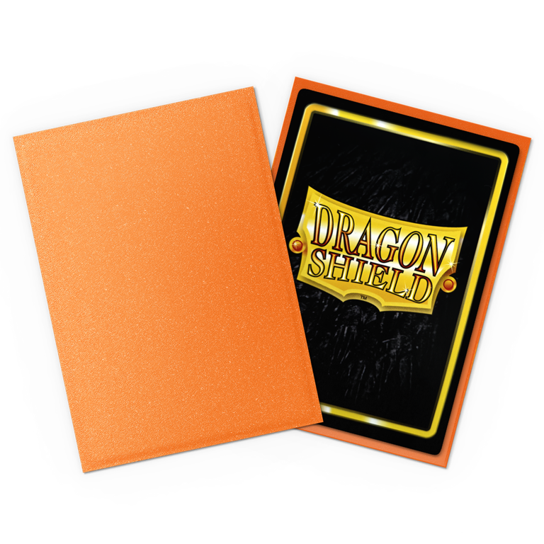 Dragon Shield (Dragon Shield) Matte Amber - 100 Unités - 63mm x 88mm
