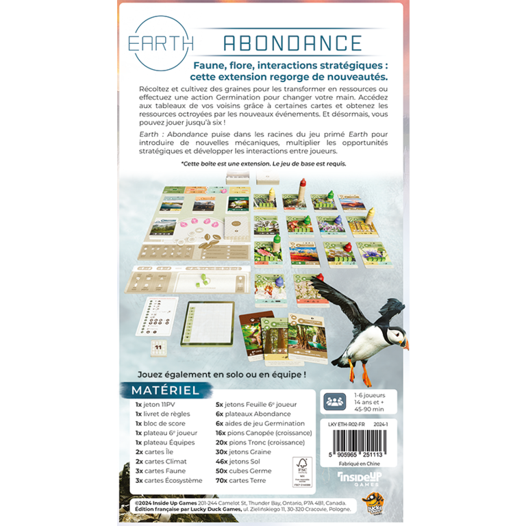 Earth - Abondance (French) [PREORDER]