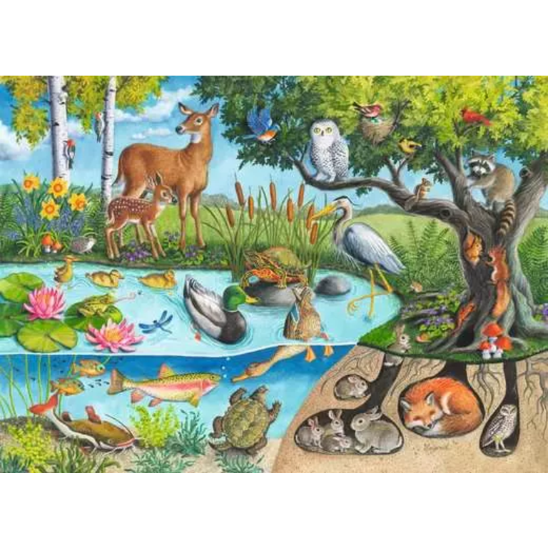 Ravensburger Animaux du dessus et du dessous - 60 pièces