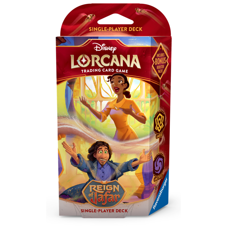 Ravensburger Disney Lorcana - Reign of Jafar - Starter Deck -Amethyst/Amber (English)