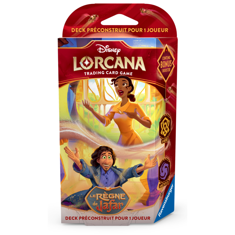 Ravensburger Disney Lorcana - Règne de Jafar - Deck de démarrage - Améthyste/Ambre (French)