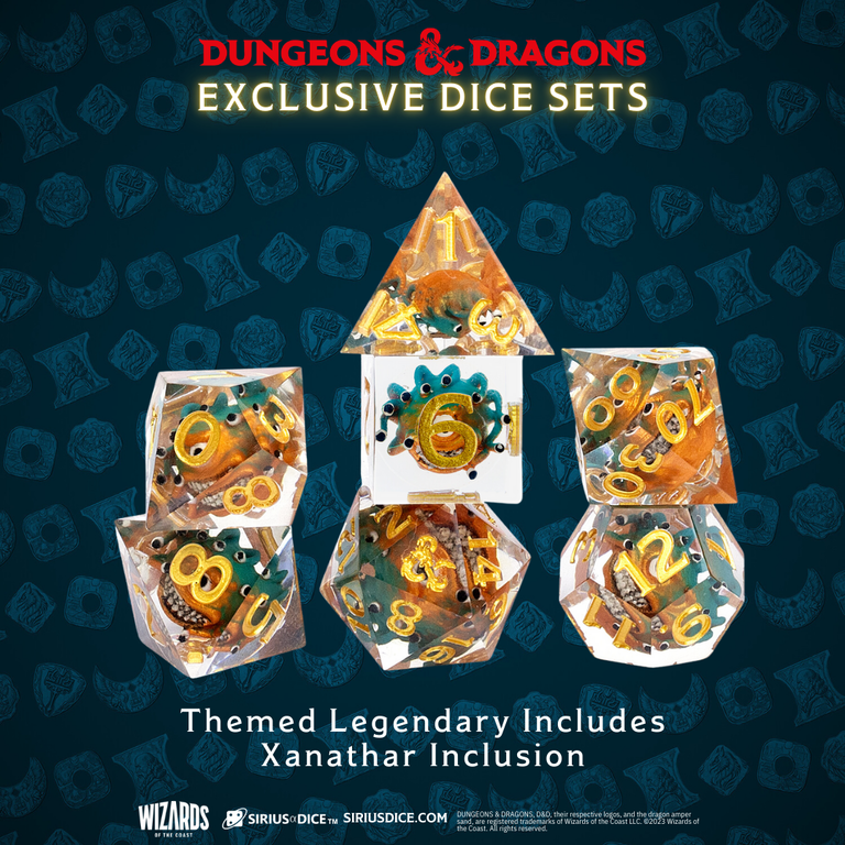 Sirius Dice D&D - Xanathar's Treasure Pack - Waterdeep Collection*