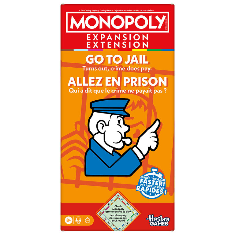 Monopoly - Extension - Allez en prison (Multilingue)