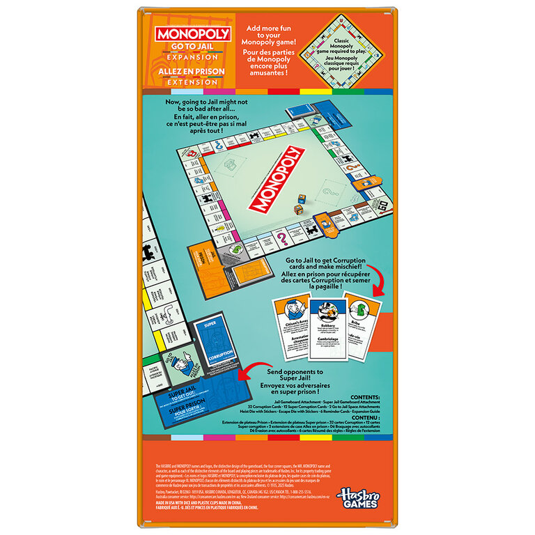 Monopoly - Extension - Allez en prison (Multilingue)