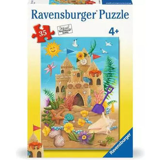 Ravensburger Château de sable ensoleillé - 35 pièces Ravensburger Château de sable ensoleillé - 35 pièces