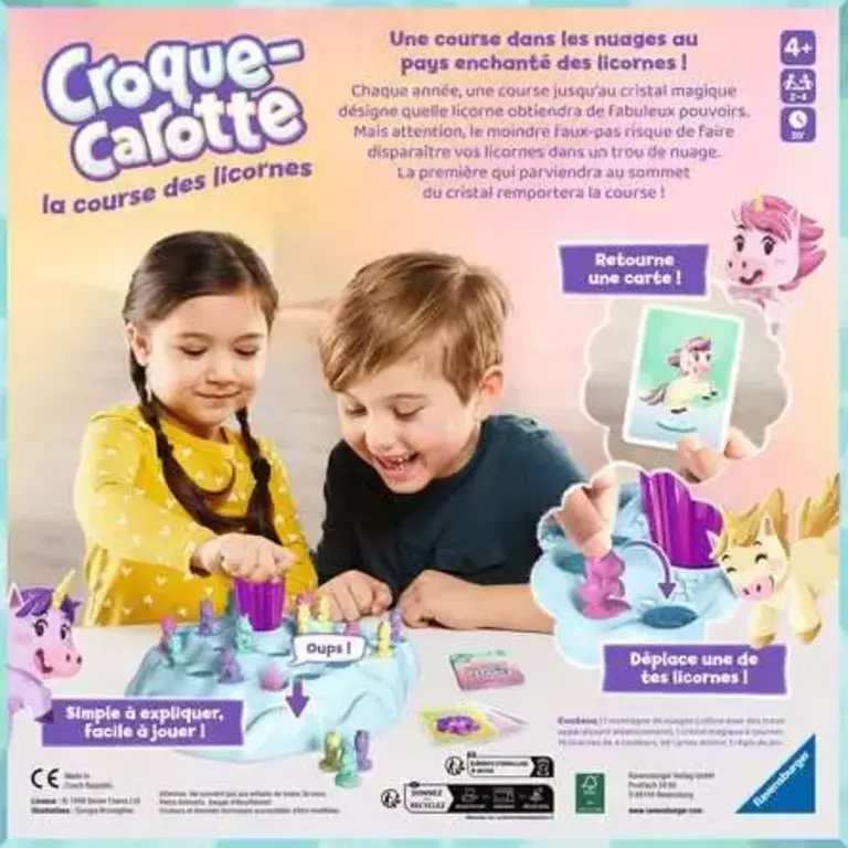 Ravensburger Croque-Carotte - La course des licornes (Français)