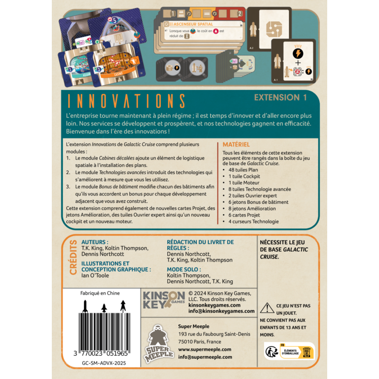 Galactic Cruise - Innovations (Français)