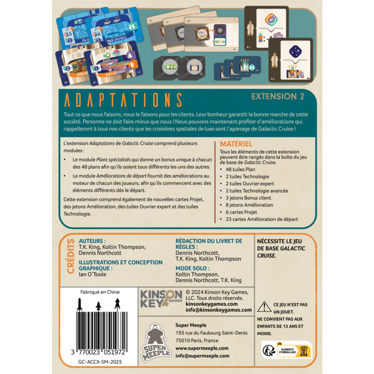 Galactic Cruise - Adaptations (French)