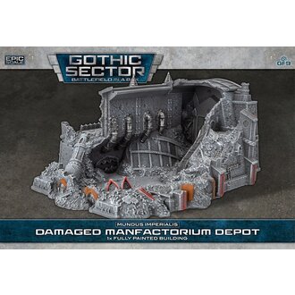 Galeforce Nine Battlefield in a Box - Gothic Sector - Mundus Imperialis - Damaged Manufactorium Depot Galeforce Nine Battlefield in a Box - Gothic Sector - Mundus Imperialis - Damaged Manufactorium Depot