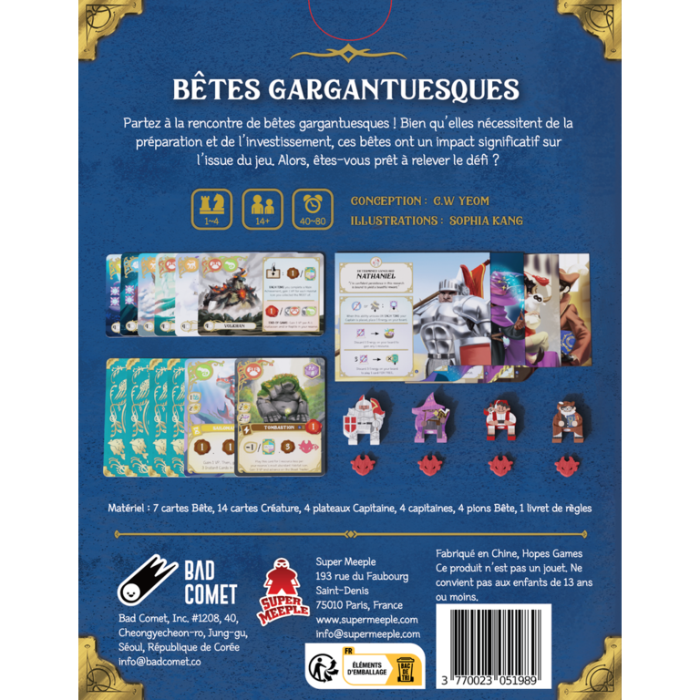 Wondrous Creatures - Bêtes gargantuesques (French)