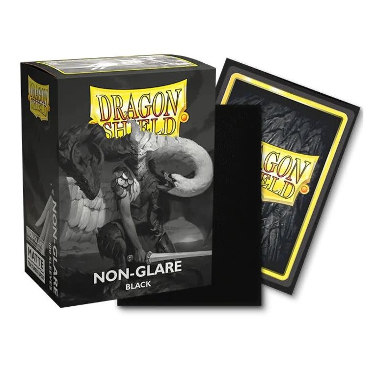 Dragon Shield (Dragon Shield) Matte Non-Glare Black - 100 Unités - 69.5mm x 95mm