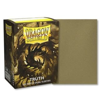 Dragon Shield (Dragon Shield) Matte Dual Sleeves - Truth - 100 Unités - 63mm x 88mm Dragon Shield (Dragon Shield) Matte Dual Sleeves - Truth - 100 Unités - 63mm x 88mm