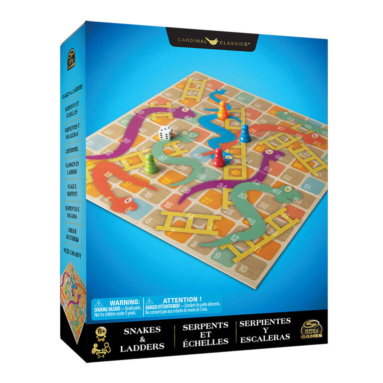 Spinmaster Serpents et échelles (Multilingue)