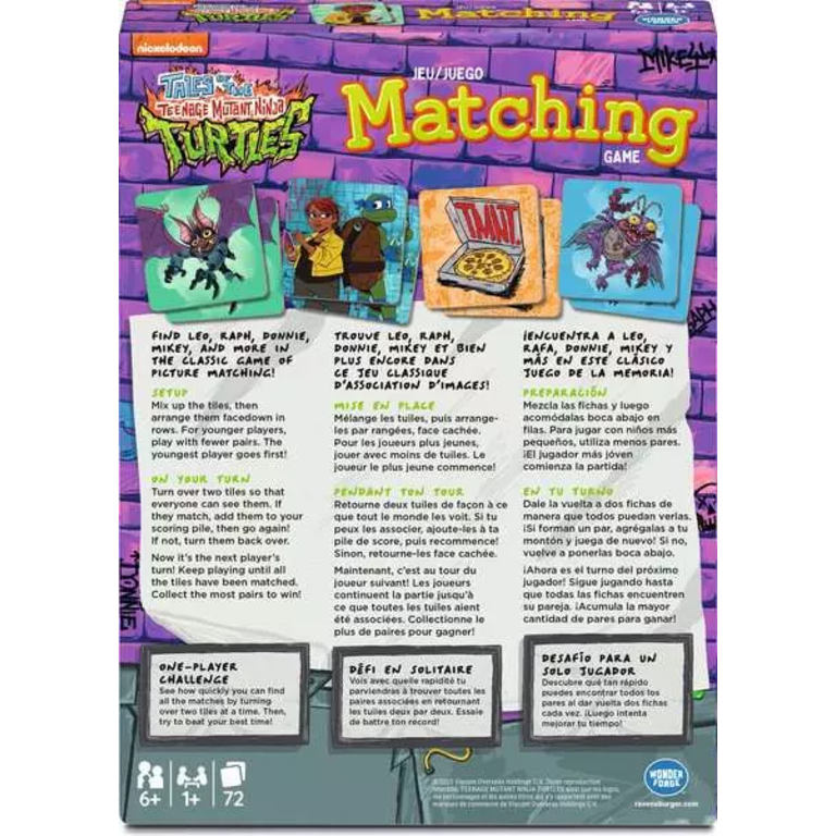 Ravensburger Matching - Tortue Ninja (Multilingue)