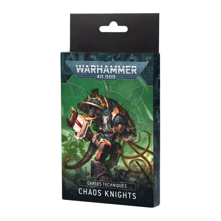 Chaos Knights - Datasheet Cards (Français) [PRÉCOMMANDE]