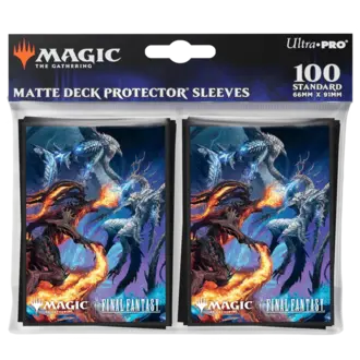 Ultra Pro (UP) MTG Sleeves - Bahamut and Ifrit - 100 Unités - 63.5mm x 89mm* Ultra Pro (UP) MTG Sleeves - Bahamut and Ifrit - 100 Unités - 63.5mm x 89mm*