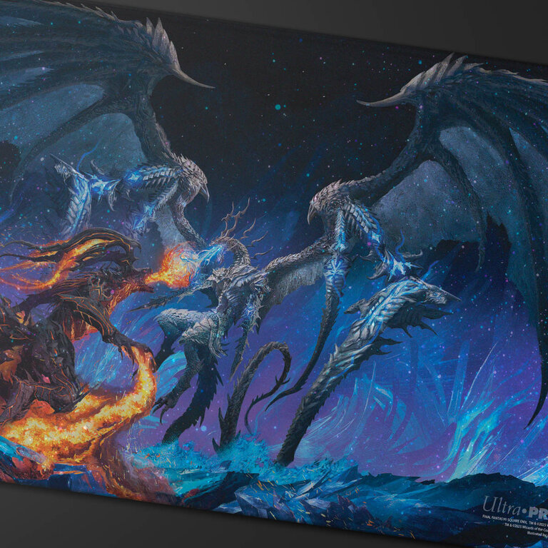 Ultra Pro (UP) - Playmat - MTG Final Fantasy - Bahamut and Ifrit - Holofoil*