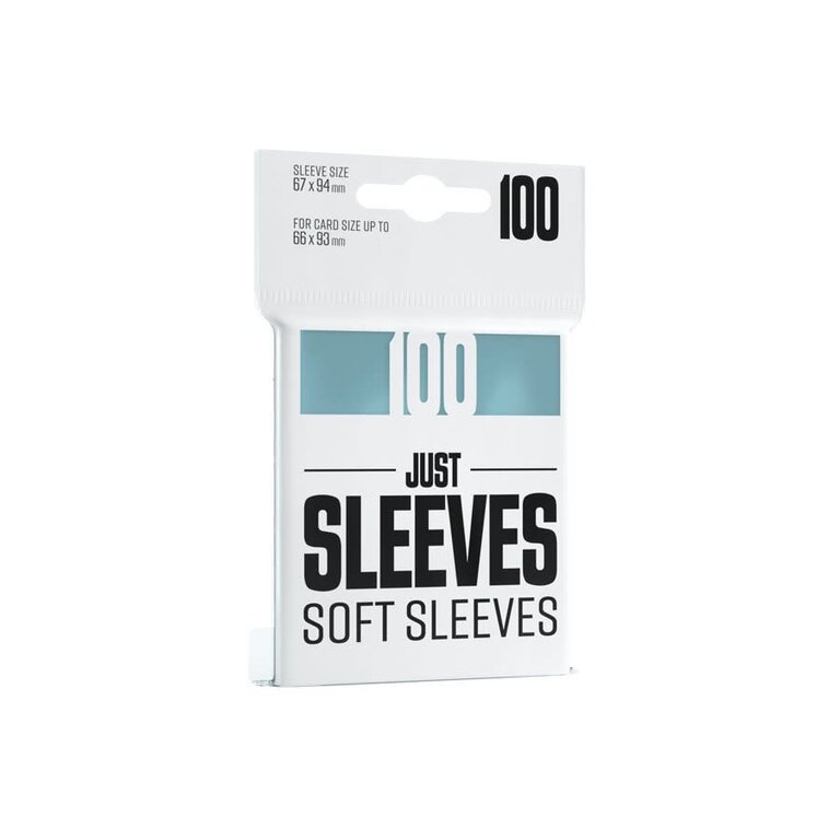 Gamegenic (Gamegenic) Just Sleeves - Soft Sleeves - 100 unités - 67mm x 94mm