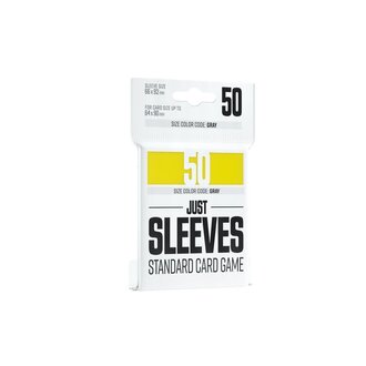 Gamegenic (Gamegenic) Just Sleeves - Standard - Yellow - 50 unités - 66mm x 92mm