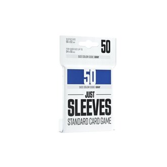 Gamegenic (Gamegenic) Just Sleeves - Standard - Blue - 50 unités - 66mm x 92mm