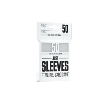 Gamegenic (Gamegenic) Just Sleeves - Standard - White - 50 unités - 66mm x 92mm