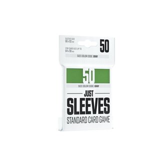 Gamegenic (Gamegenic) Just Sleeves - Standard - Green - 50 unités - 66mm x 92mm