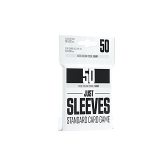 Gamegenic (Gamegenic) Just Sleeves - Standard - Black - 50 unités - 66mm x 92mm
