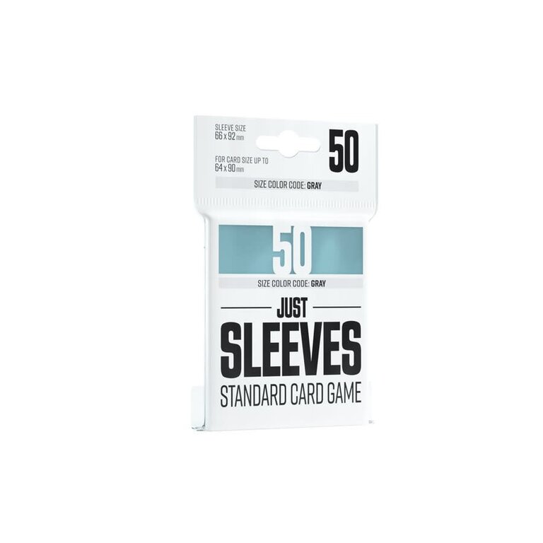 Gamegenic (Gamegenic) Just Sleeves - Standard - Clear - 50 unités - 66mm x 92mm