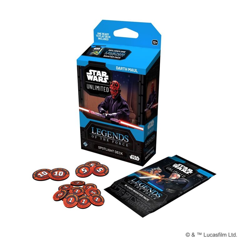 Star Wars Unlimited - Legends of the Force - Spotlight Deck - Darth Maul (Anglais)