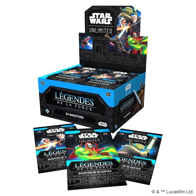 Star Wars Unlimited - Les Légendes de la Force - Booster Display (French)