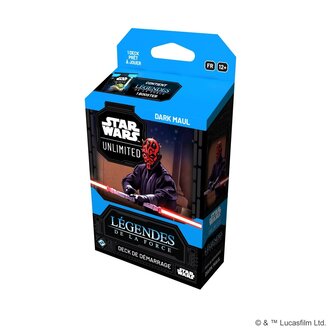 Star Wars Unlimited - Les Légendes de la Force - Decks de démarrage - Dark Maul (Francais) Star Wars Unlimited - Les Légendes de la Force - Decks de démarrage - Dark Maul (Francais)